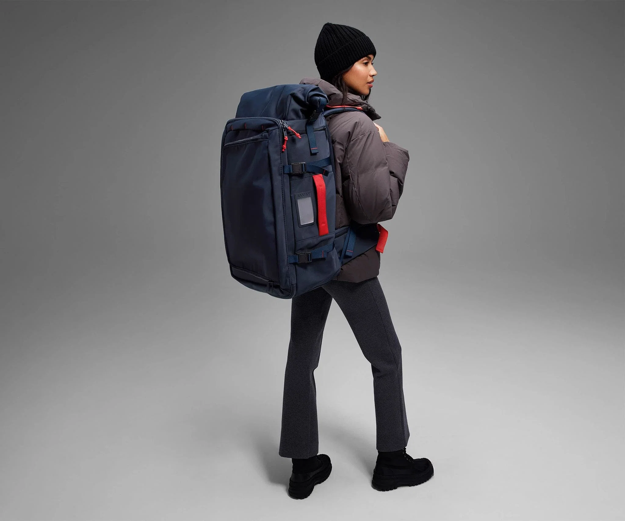 Carry-On Boot Bag 55L in Navy Blue - Image 3