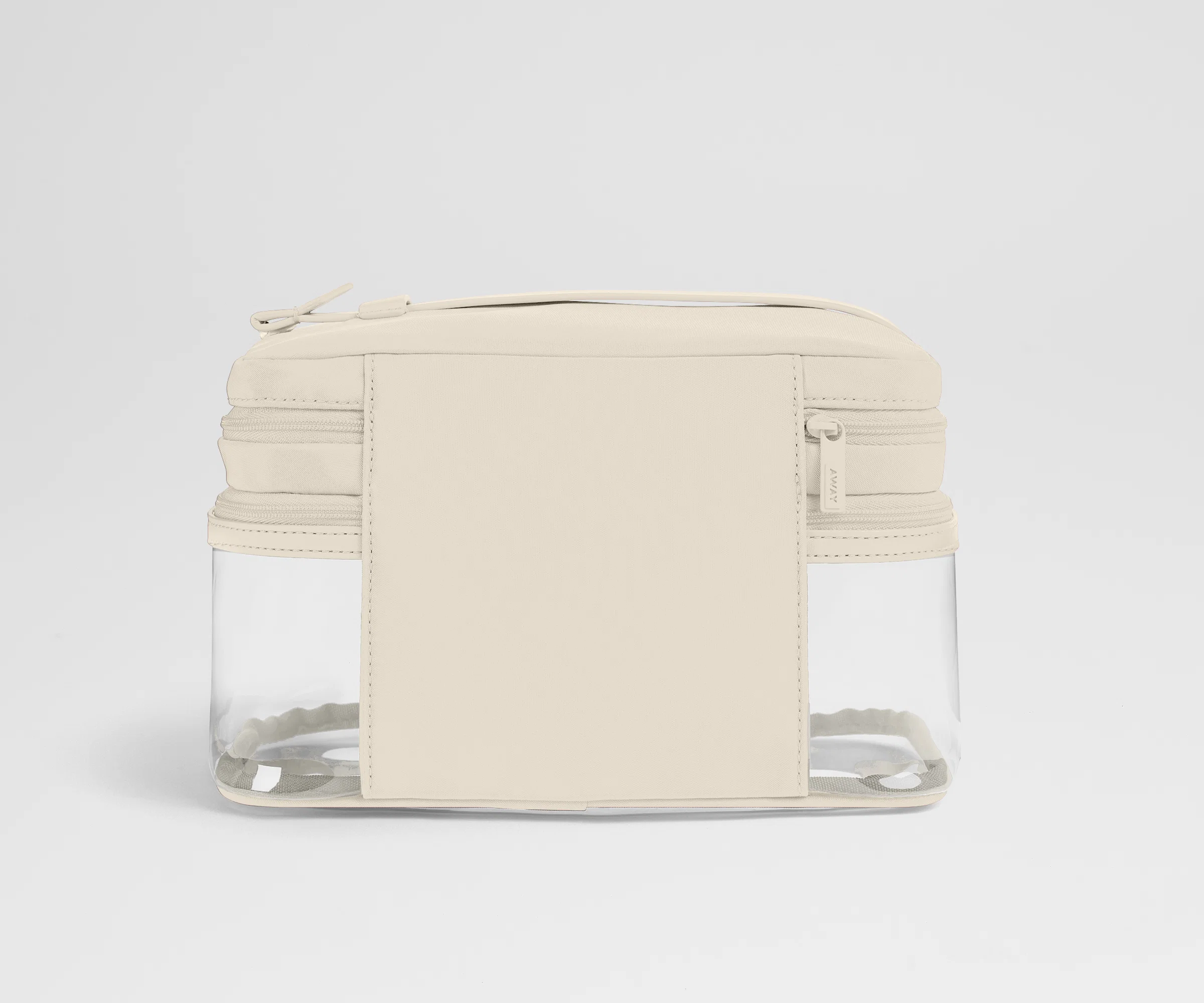 Clear Cosmetic Case in Salt White - Image 5