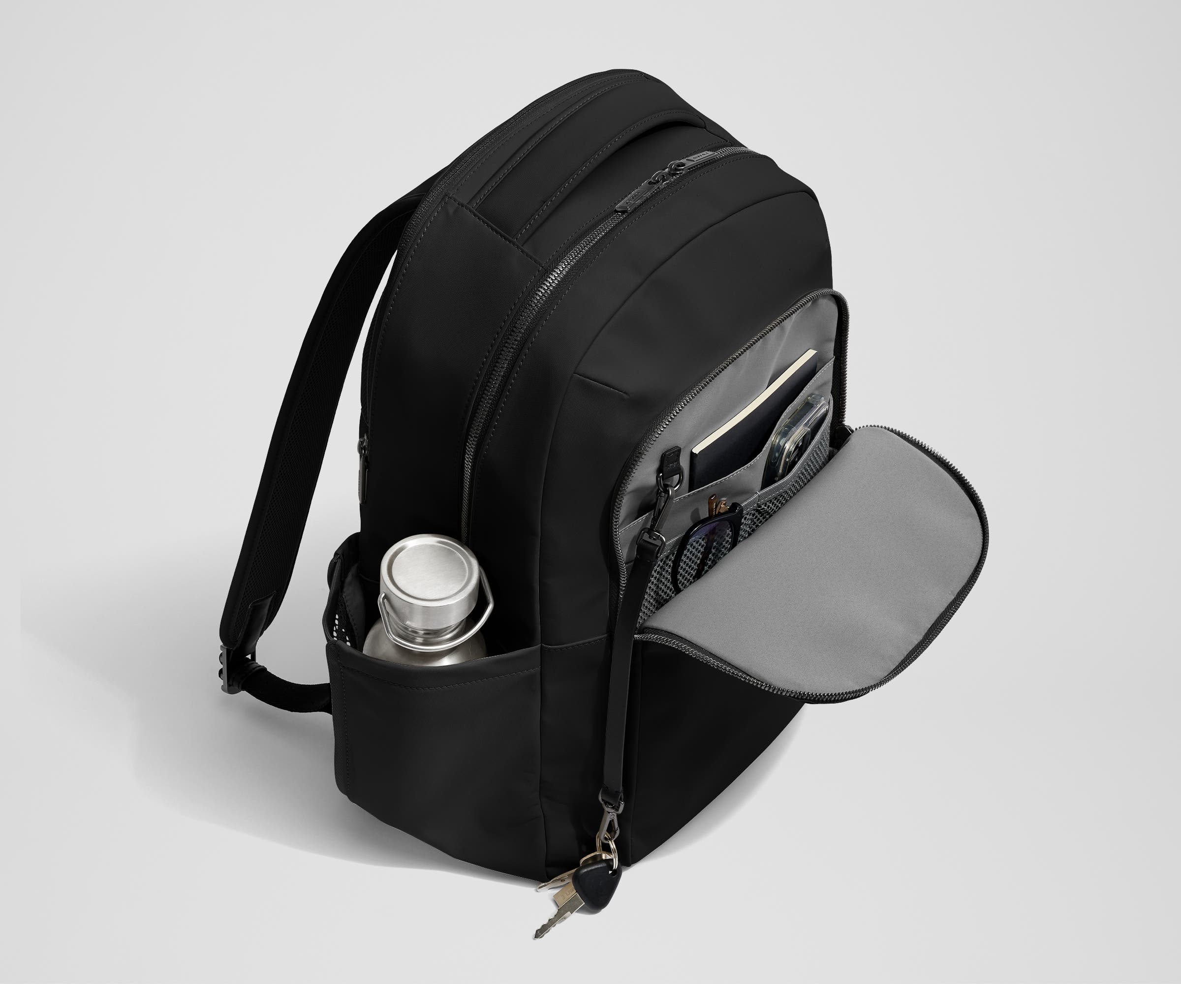 The Commuter Backpack in Jet Black - Image 4