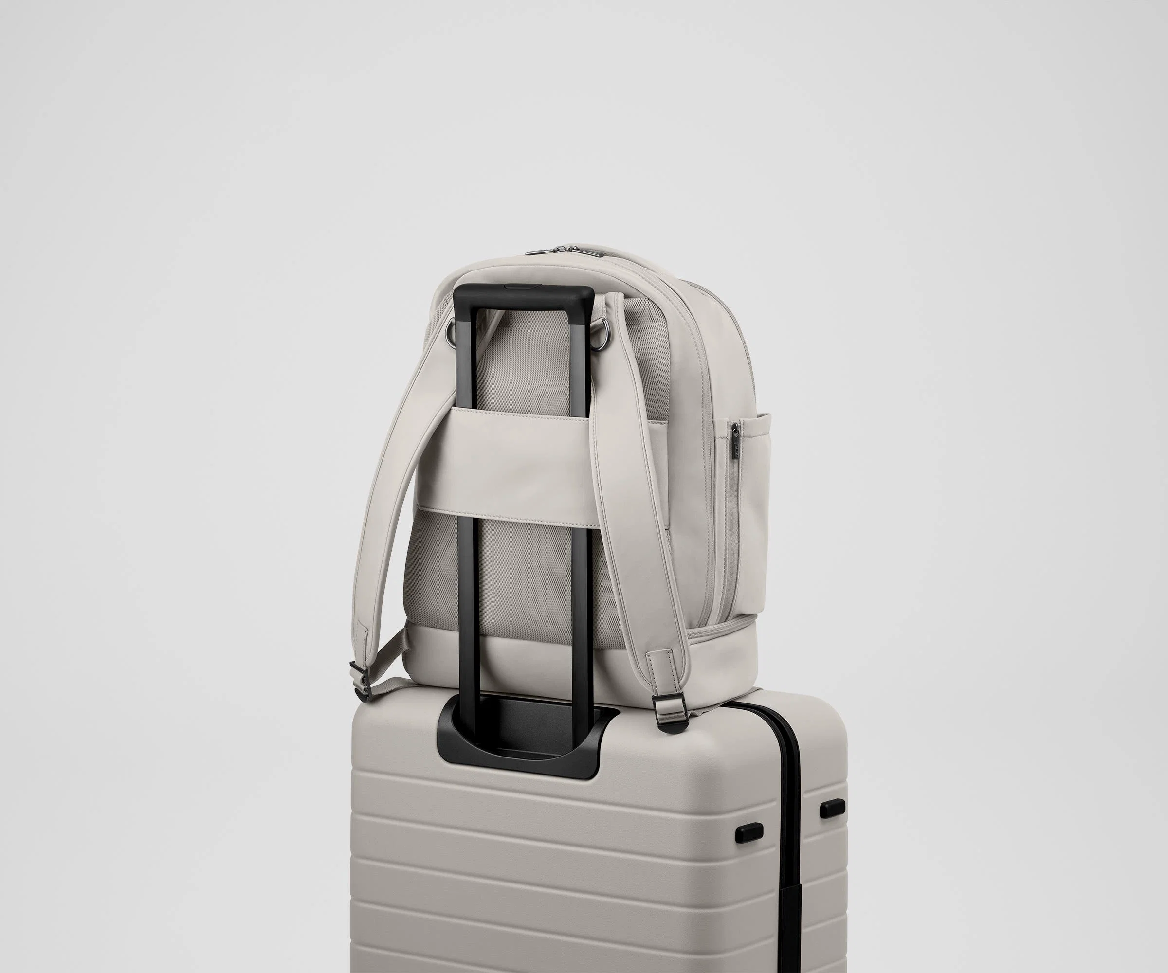 The Double Diaper Backpack in Cloud Gray - Image 12