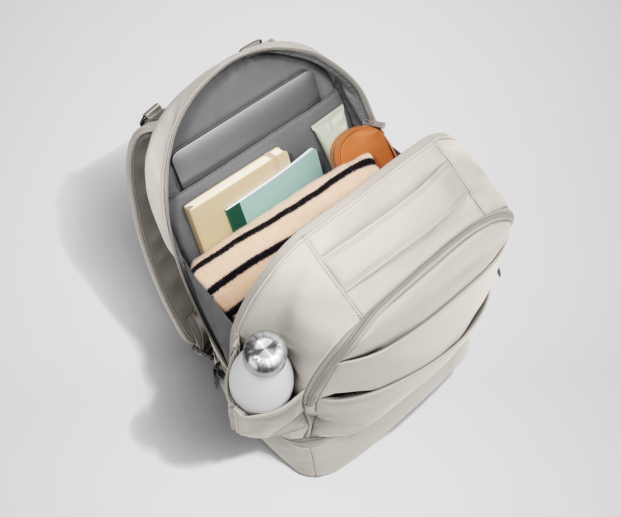 The Double Diaper Backpack in Cloud Gray - Image 5