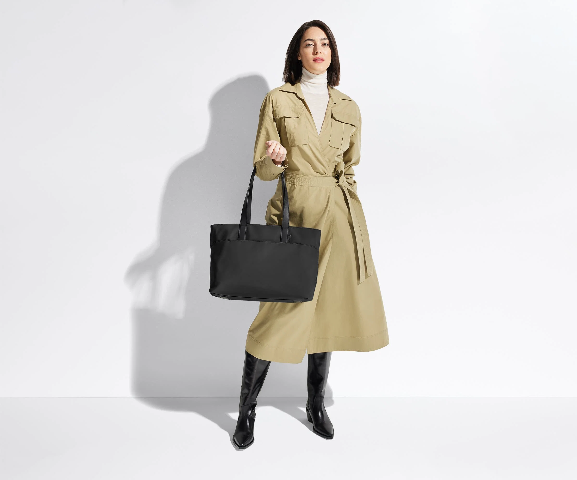 The Everywhere Tote in Jet Black - Image 5