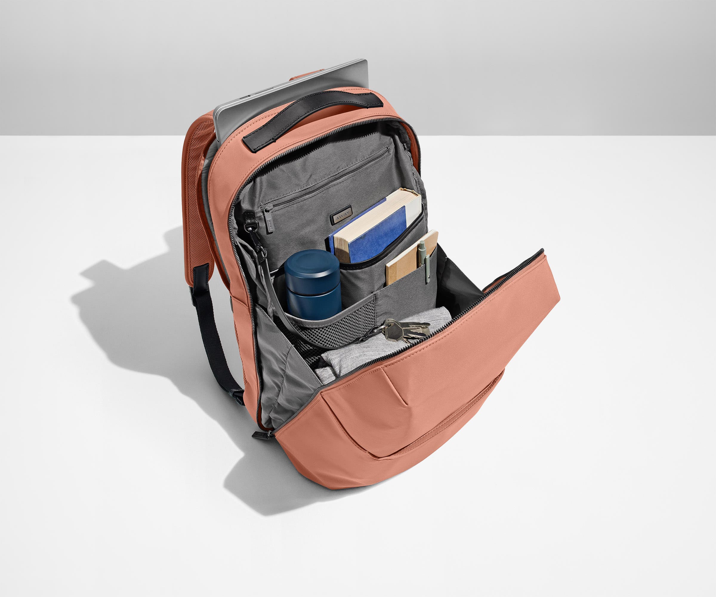 The Everywhere Zip Backpack in Clay Pink - Image 3