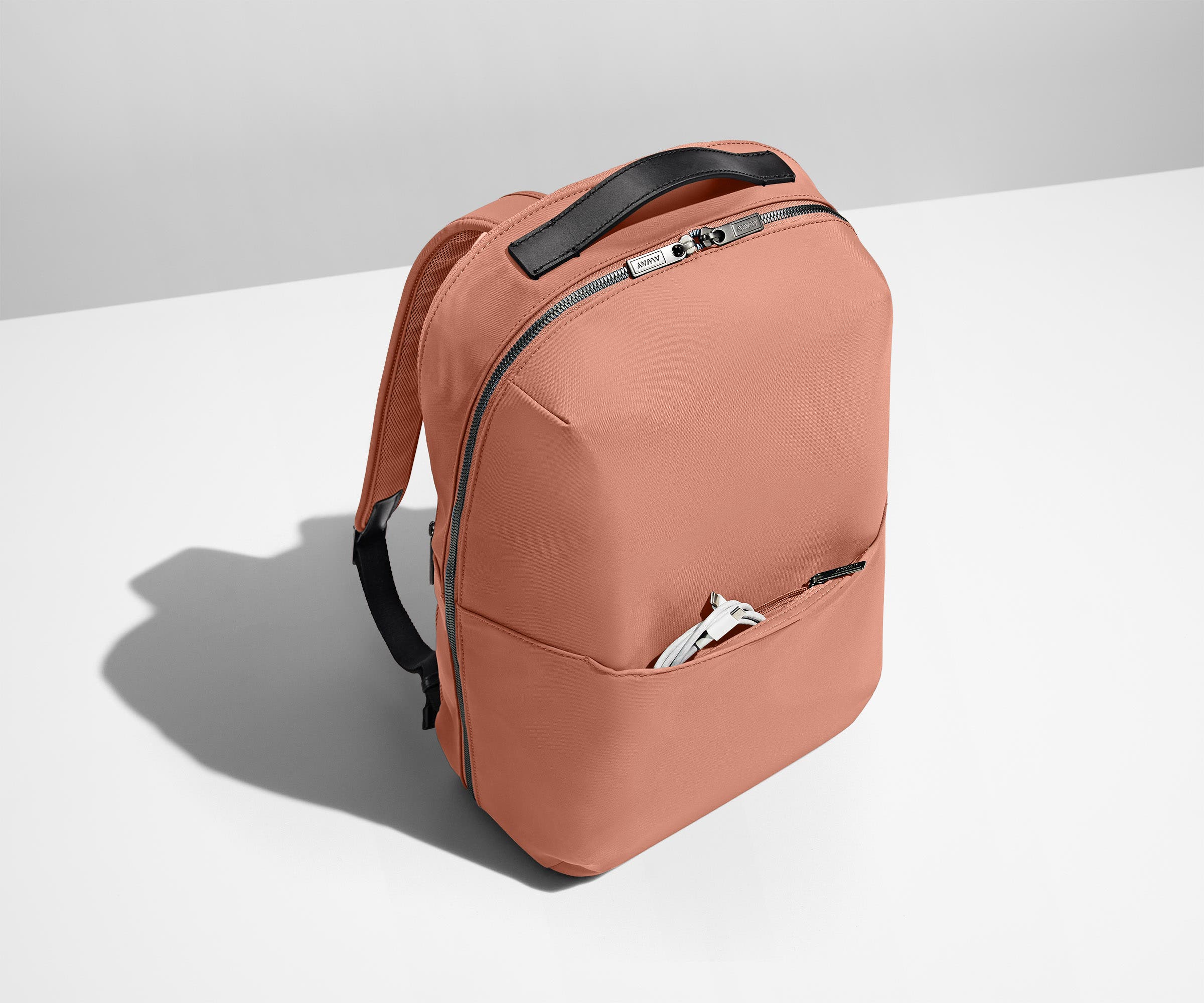 The Everywhere Zip Backpack in Clay Pink - Image 4
