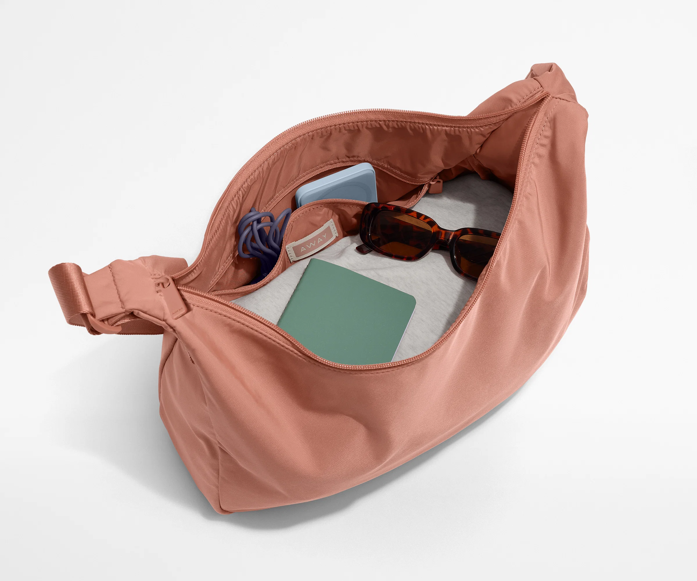 Featherlight Crossbody in Clay Pink - Image 3
