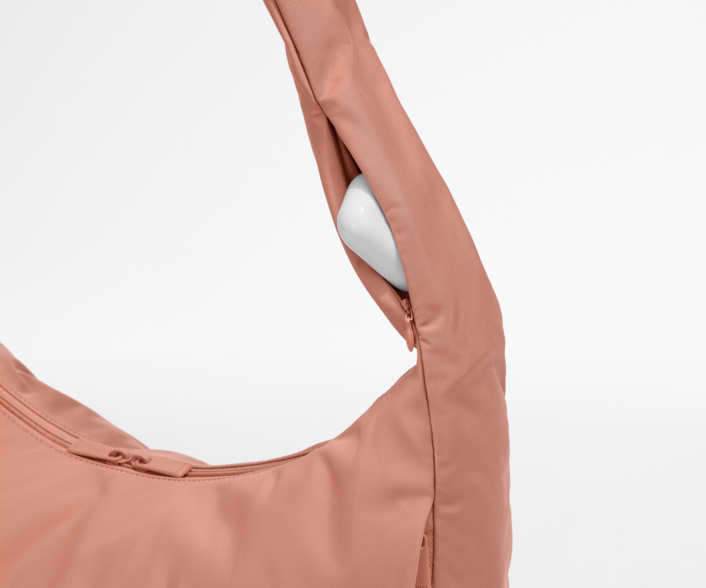 Large Featherlight Crossbody in Clay Pink - Image 7
