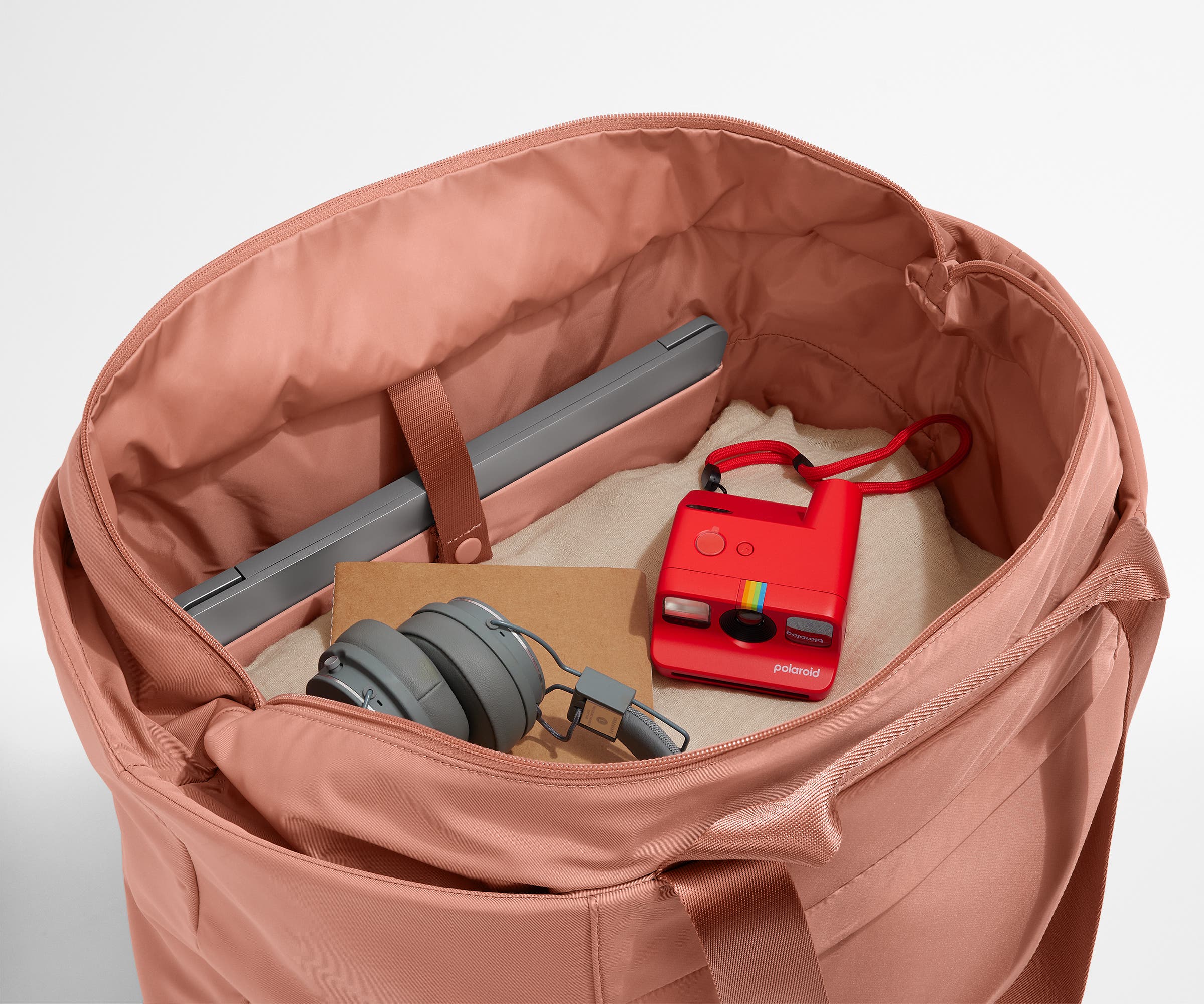 Large Featherlight Tote in Clay Pink - Image 6