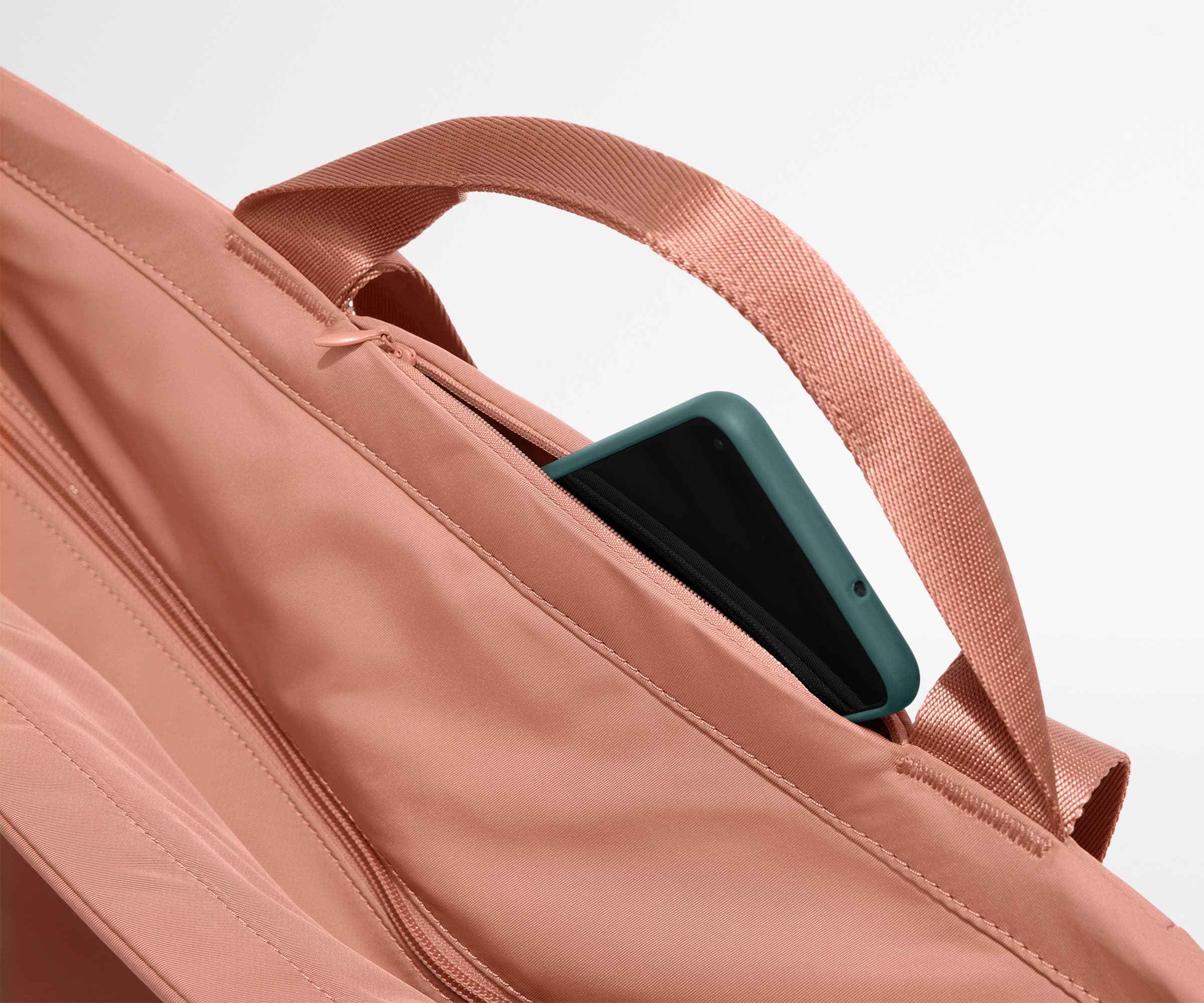 Large Featherlight Tote in Clay Pink - Image 8