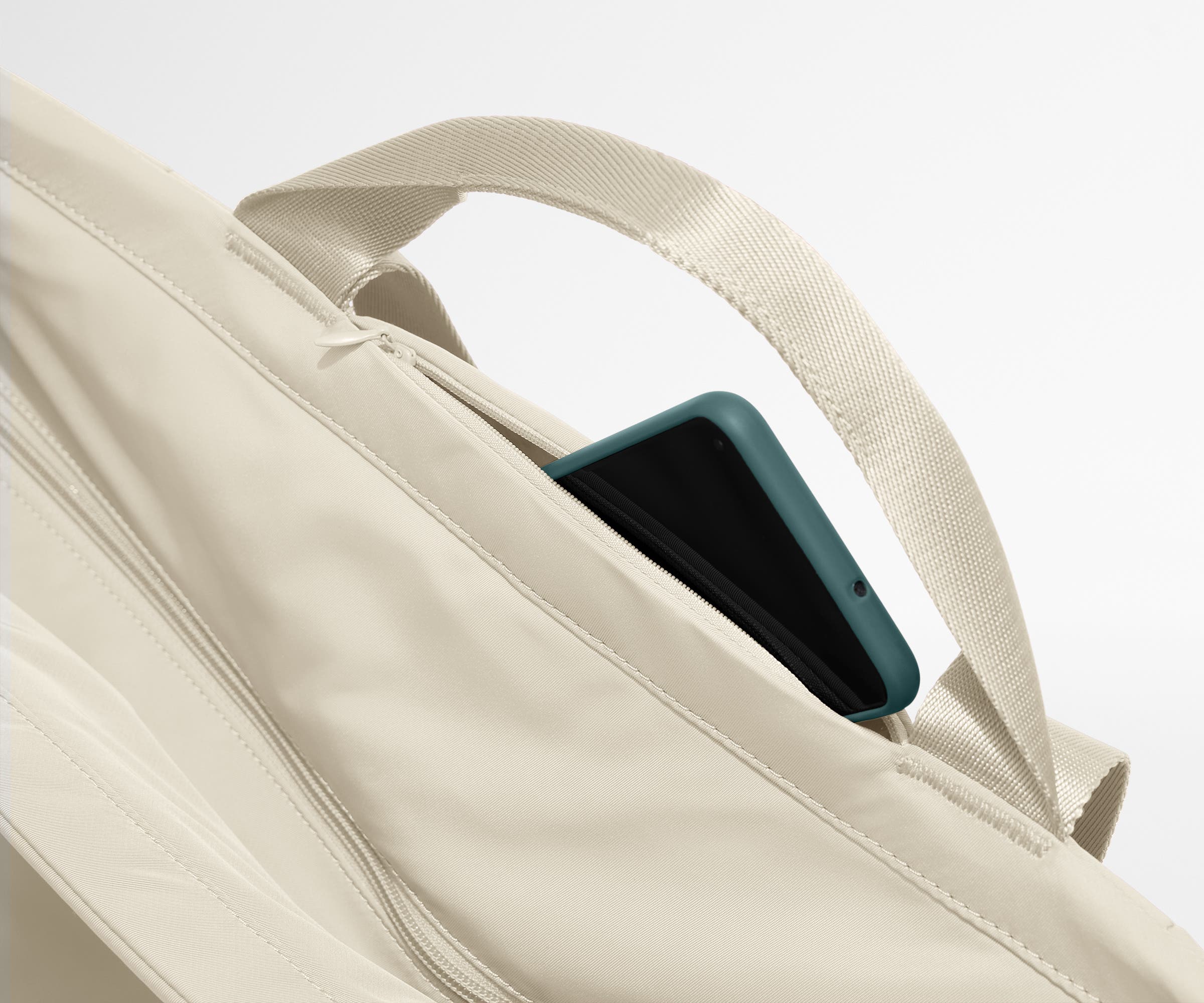 Large Featherlight Tote in Salt White - Image 8