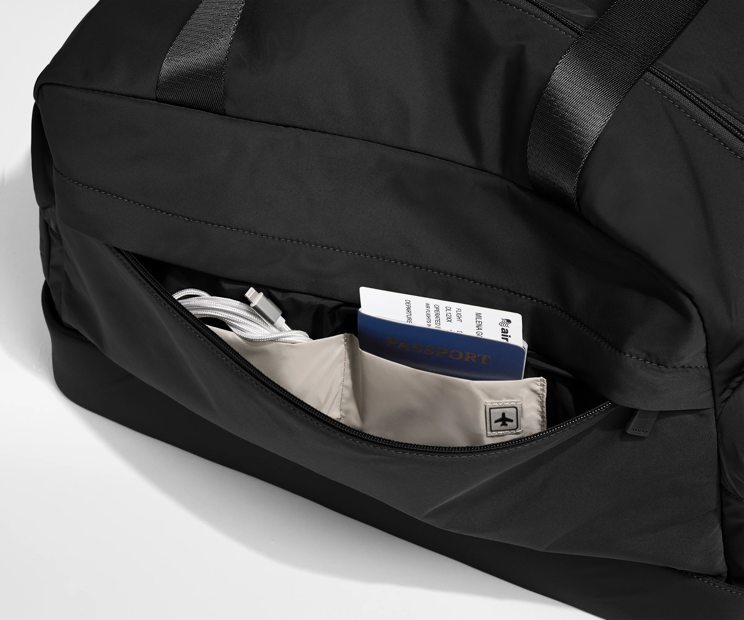Featherlight Weekender in Jet Black - Image 5