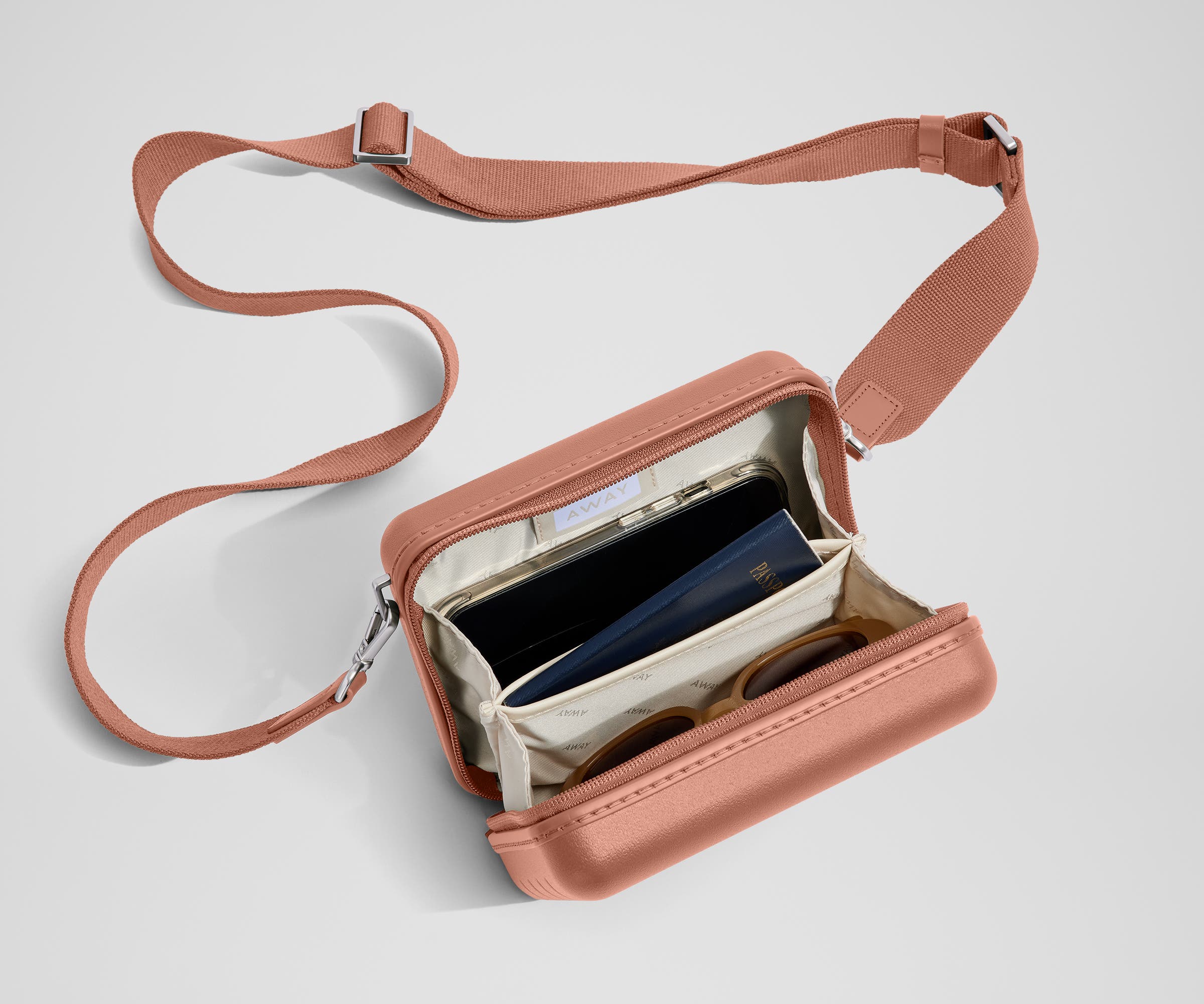 The Mini Crossbody in Clay Pink - Image 4