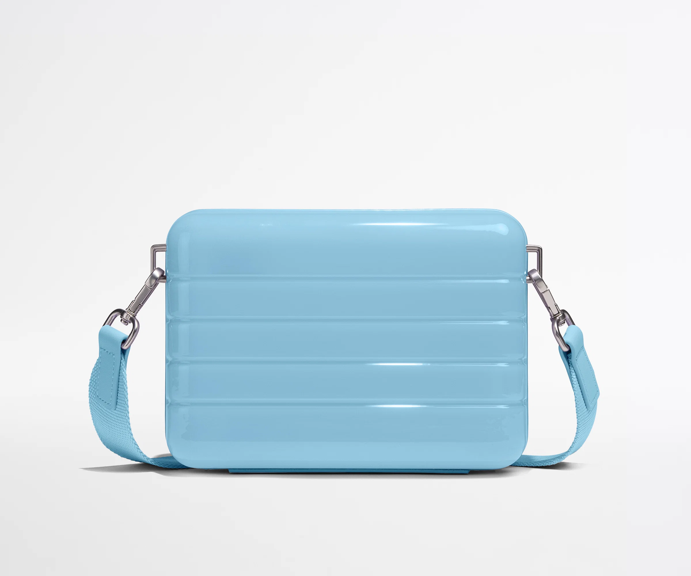 The Mini Crossbody in Glazed Opal Blue - Image 3