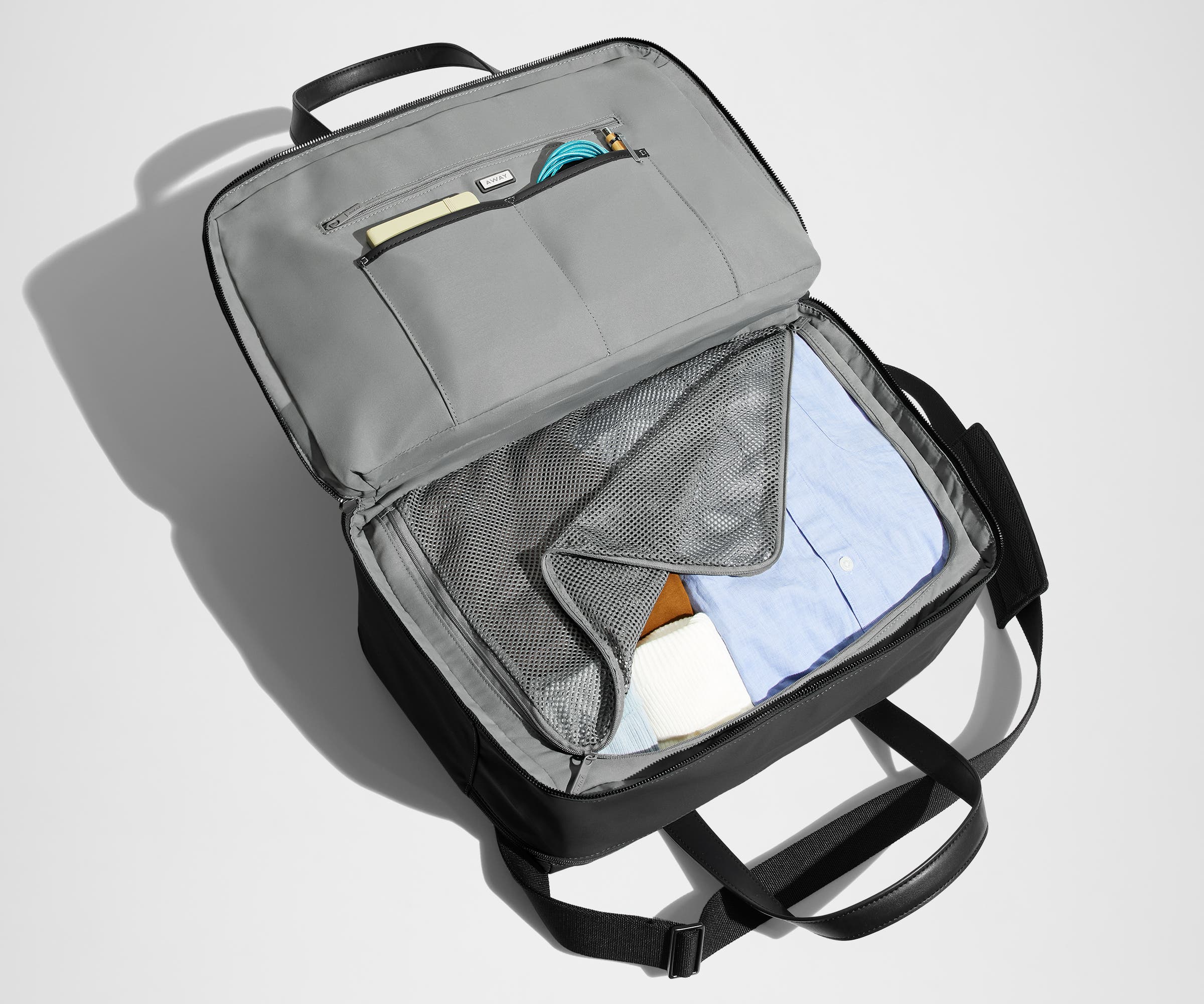 The Overnight Bag in Jet Black - Image 3