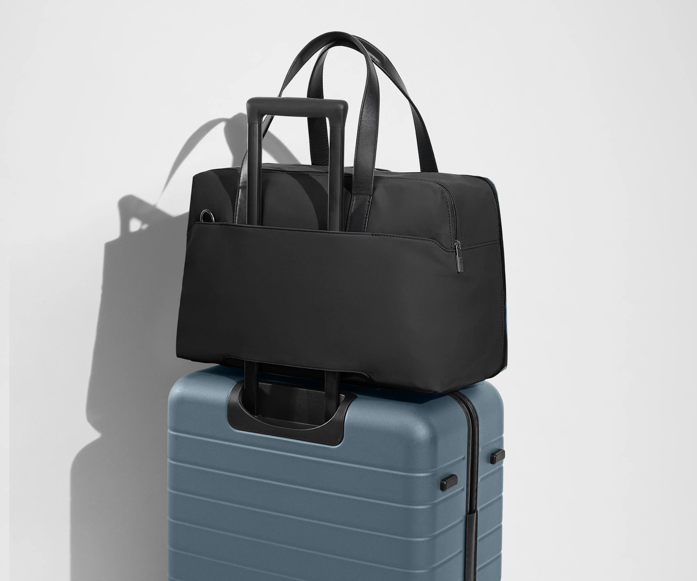 The Overnight Bag in Jet Black - Image 7