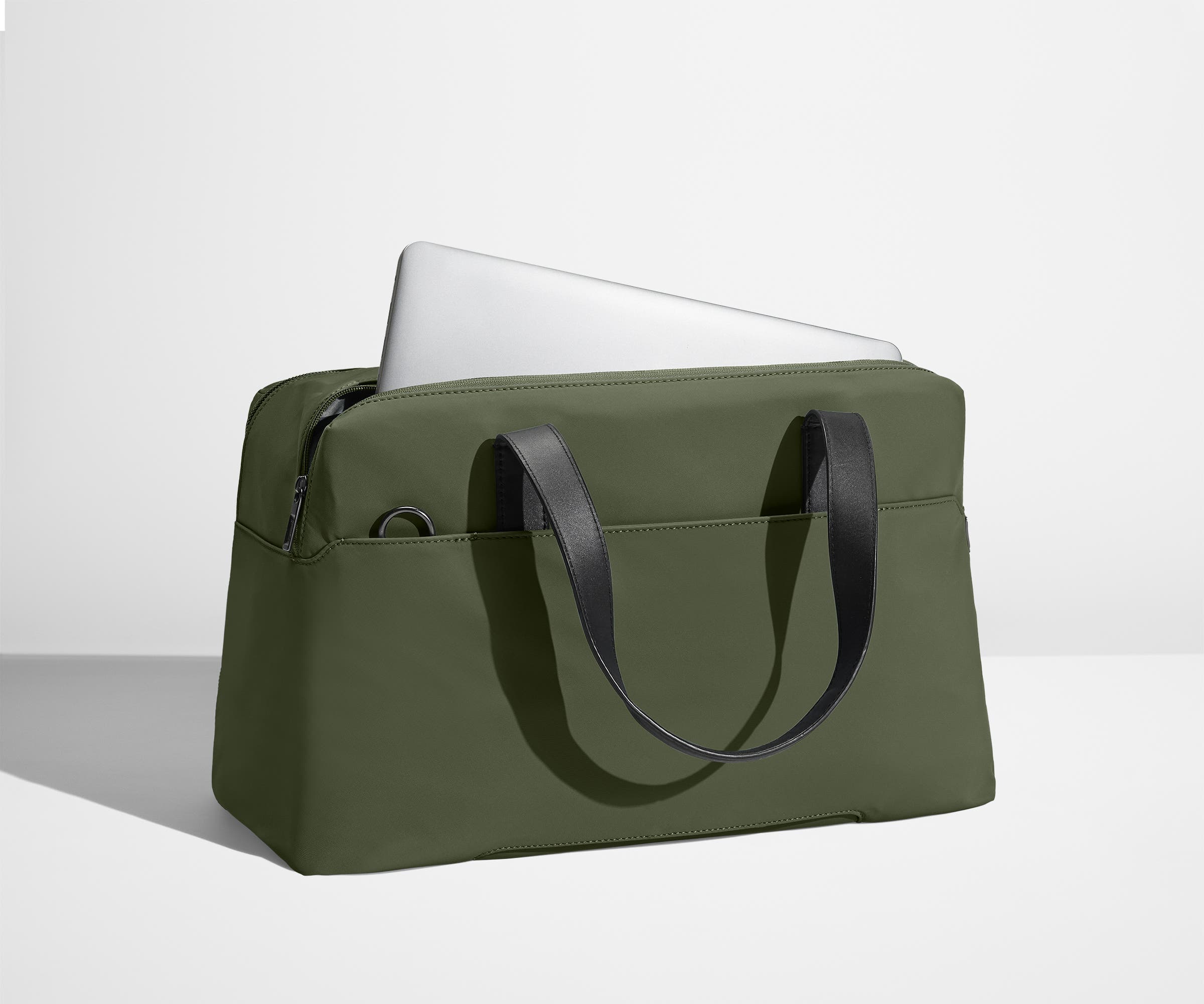 The Overnight Bag in Olive Green - Image 4