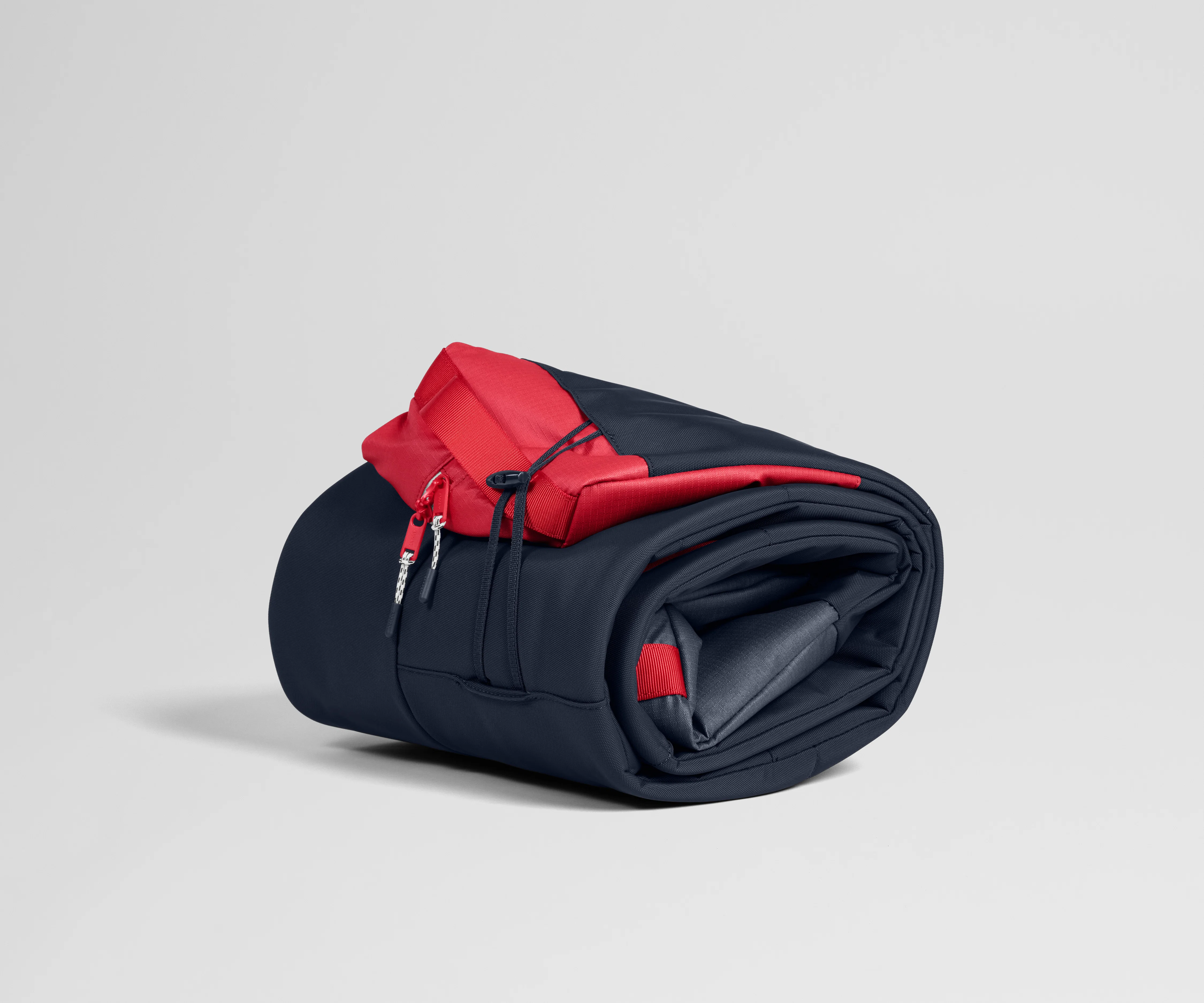 Roll-Top Ski Bag in Navy Blue - Image 5