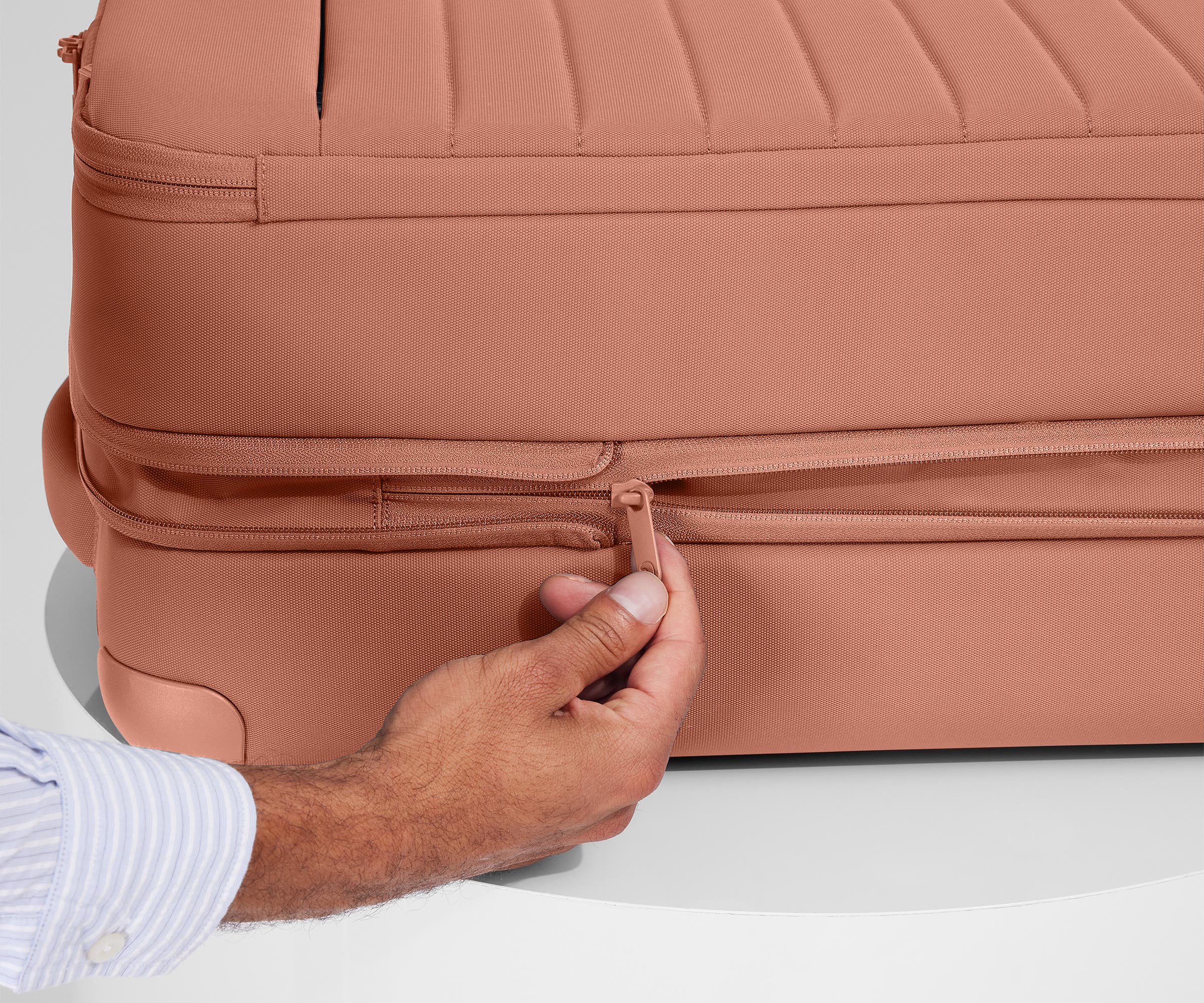 Softside Carry-On in Clay Pink - Image 7