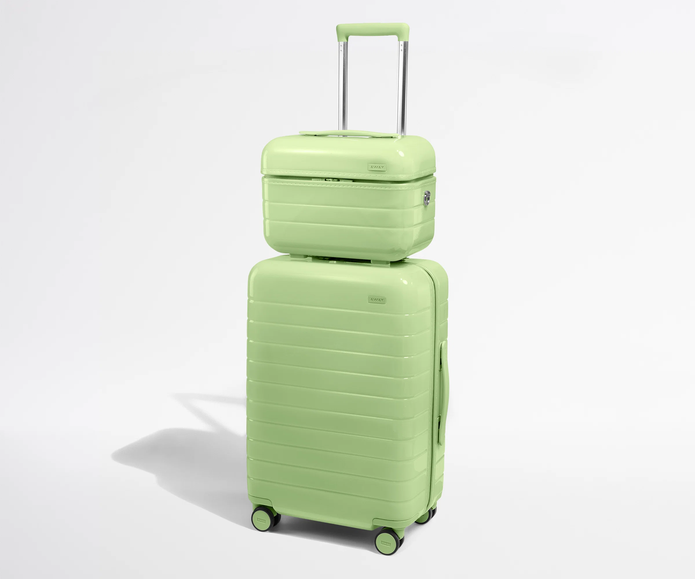 The Train Case in Glazed Matcha Milk Green - Image 4