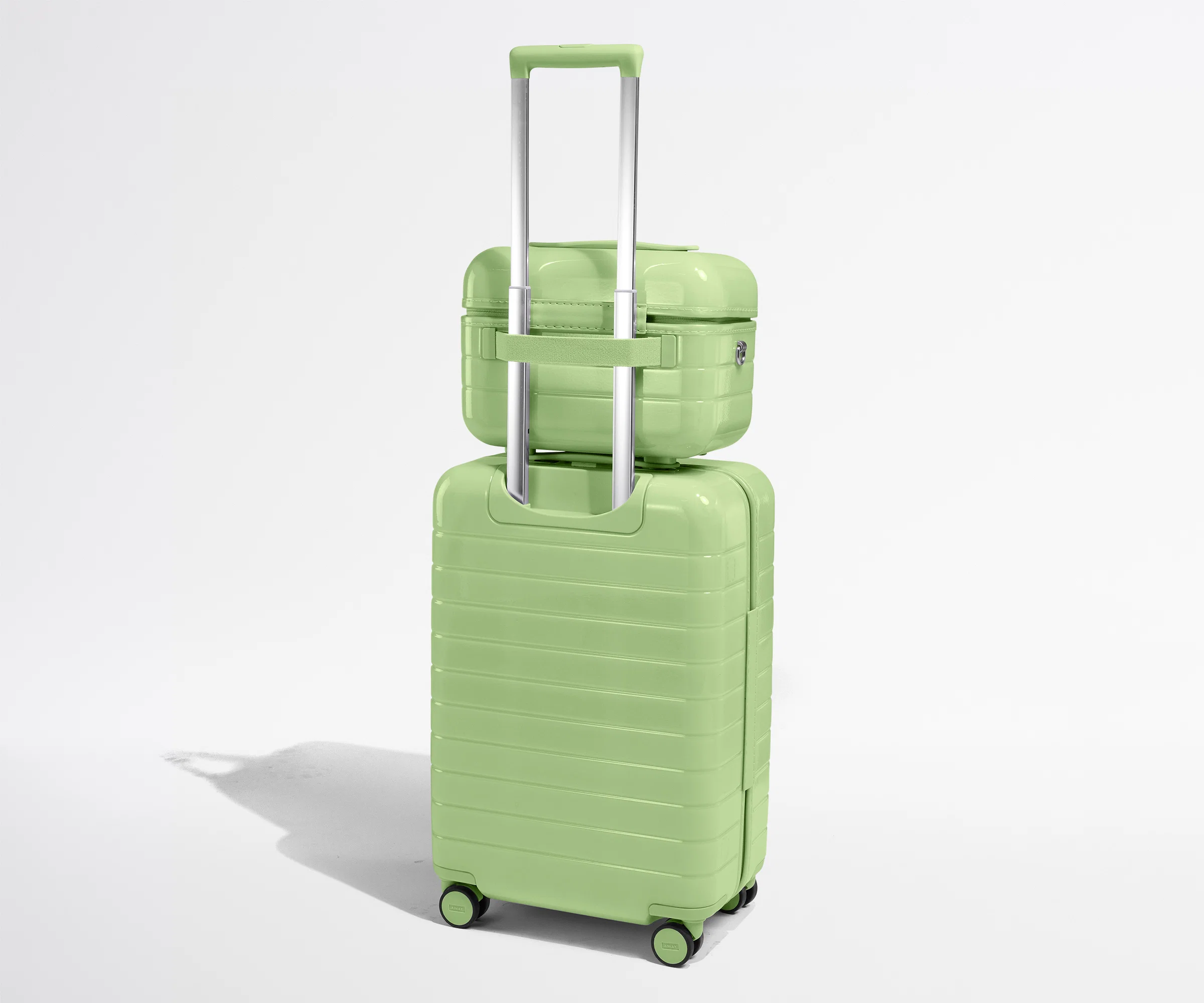 The Train Case in Glazed Matcha Milk Green - Image 5